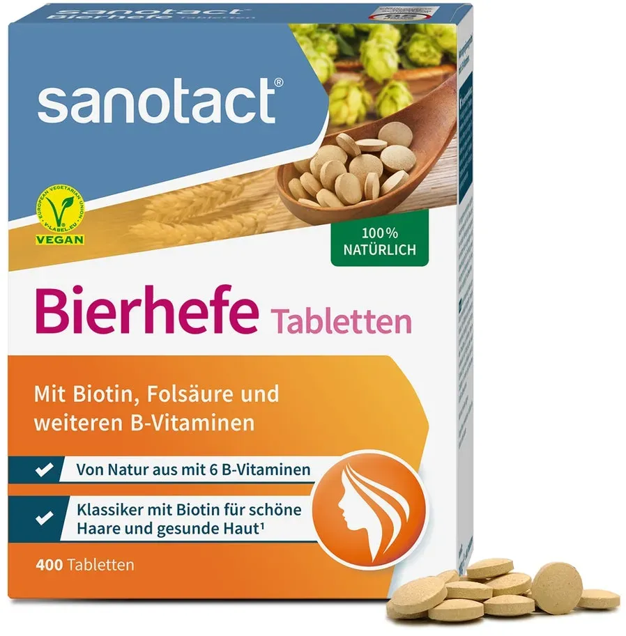 Preisvergleich Produktbild sanotact Bierhefe Tabletten 200 g