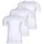 Boss Classic Kurzarm-v-ausschnitt-baselayer 3 Einheiten White 2XL