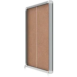 NOBO Schaukasten silber 12x DIN A4 92,5 x 6,3 x 97,0 cm, 1 St.