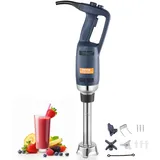 VEVOR kommerzieller Stabmixer Handmixer 350 W, 254 mm stufenloser Stabmixer mit variabler Drehzahlen und Edelstahlklinge, tragbarer Mehrzweckmixer für Suppen, Saucen, Kartoffelpüree, Sahne