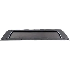 EXIT TOYS Dynamic ebenerdiges sports Trampolin 275 x 458 cm Schwarz