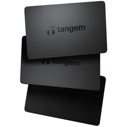 Tangem Wallet 2.0 - Secure Crypto Wallet 3 Card Set (Black)