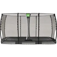EXIT TOYS Allure Classic Bodentrampolin 214 x 366 cm schwarz
