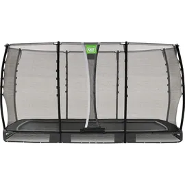 EXIT TOYS Allure Classic Bodentrampolin 214 x 366 cm schwarz