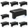 lotvic Solar Decklichter 4er Set schwarz