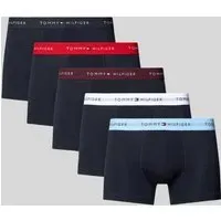 Boxershorts aus Baumwoll-Mix im 5er-Pack Modell '5P TRUNK', Black, M