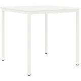 vidaXL Bartisch 110 x 110 x 105 cm Weiß
