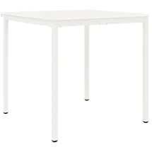 vidaXL Bartisch 110 x 110 x 105 cm Weiß