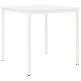 vidaXL Bartisch 110 x 110 x 105 cm Weiß