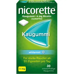 Nicorette Kaugummi whitemint 4 mg Nikotin