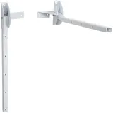 Sauvic Wäscheständer für die Wand, klappbar, 54 cm, weiß