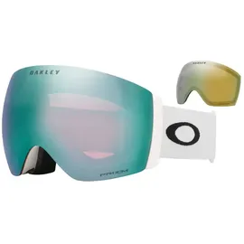 OAKLEY Flight Deck Pro L Skibrille (Größe One Size, weiss)