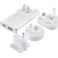CHOETECH USB-C und USB-A GaN Fast Charger (65 W),