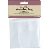 KitchenCraft Home Made Passiersieb Set, Marmeladensieb zum Abseihen hausgemachter Köstlichkeiten, Marmeladefilter Passiersack, Konfitüre, Butter, Käse, Sieb Kunststoff, Polyester Sieb, Ø 28cm