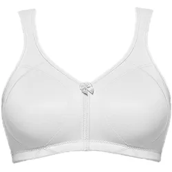 Entlastungs-BH SUSA "Entlastungs BH Topsy Plus", Damen, Gr. 85, Cup E, weiß, Stoff, Obermaterial: 78% Polyamid PA. 22% Elasthan EL., BHs