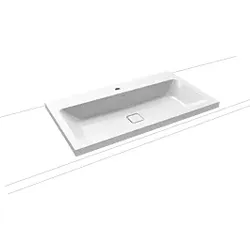 Kaldewei Cono Aufsatzwaschtisch 902006013001 3084, 90x50x4cm, weiss Perl-Effekt, 1 Hahnloch