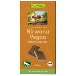 Rapunzel Nirwana vegane Schokolade mit Praliné-Füllung HIH bio