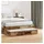 vidaXL Bettschubladen Altholz 120x36,5x16,5 cm Holzwerkstoff