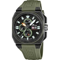 Lotus Uhr Für Herren 18976/1 Chrono Schwarz Kohlefaser Case