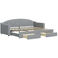 VidaXL Tagesbett Ausziehbar mit Schubladen 80 x 200 cm