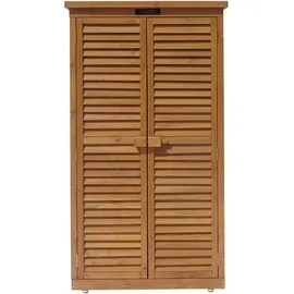 Habitat et Jardin Gartenschrank Space 87 x 46,5 x 160 cm Braun