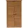 Habitat et Jardin Gartenschrank Space 87 x 46,5 x 160 cm Braun