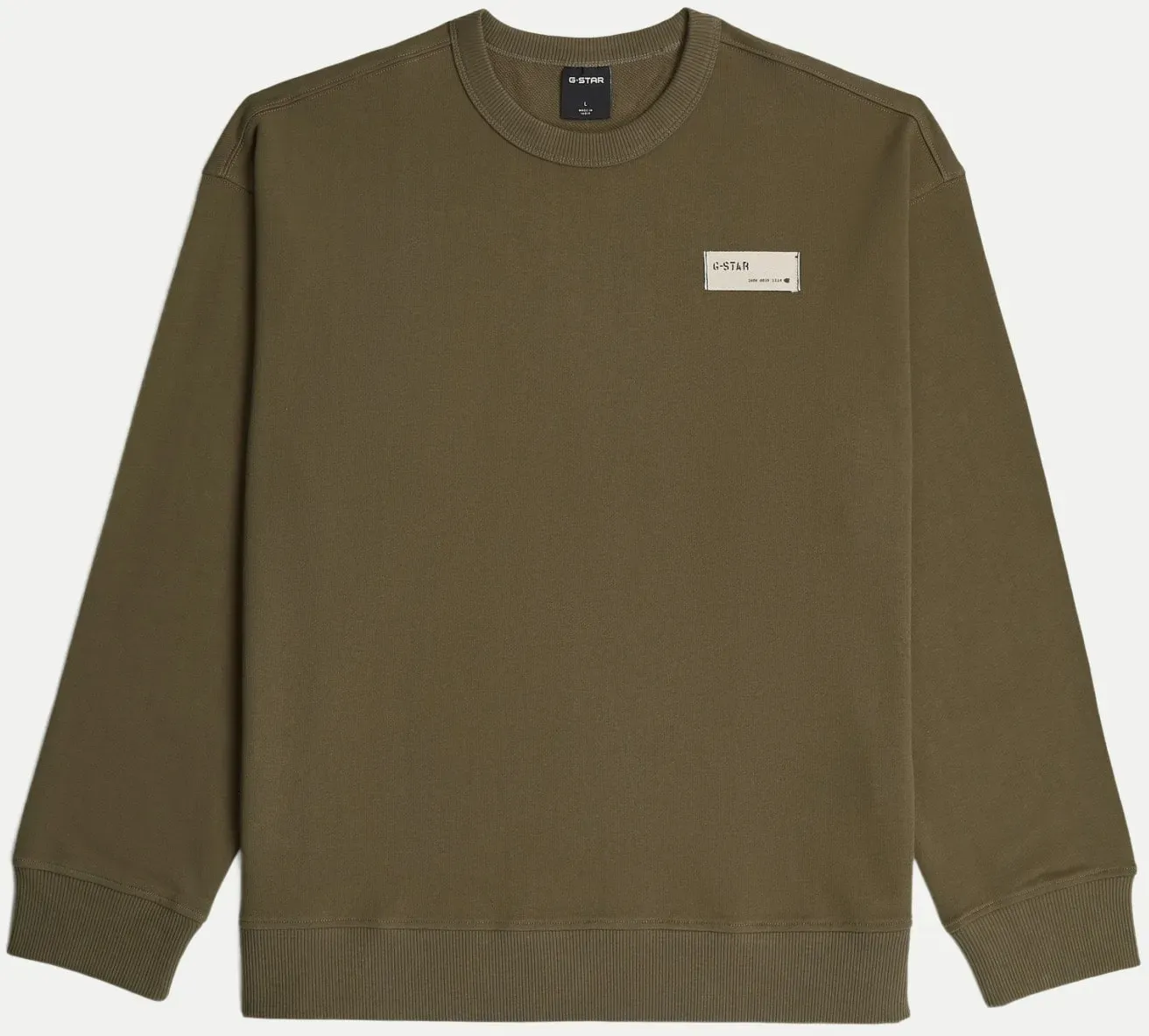 Regular-Fit Sweatpullover Grün M