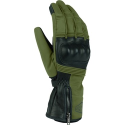 Segura Bora Wasserdichte Motorrad Handschuhe, schwarz-grün-braun-beige, Größe L für Männer