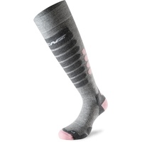 Lenz Skiing 3.0 Socken, grau-pink, Größe 39 40 41