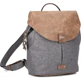 Zwei Rucksack / Backpack Olli OR8 Rucksäcke Grau Damen