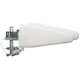 PremiumX LTE-Antenne Outdoor 3G 4G - 800 - 1800 - 2600 MHz - LTE MiMo DUO-Richtantenne 10m Kabel - Hotspot Mobilfunk Vodafone Telekom Modem Router