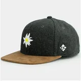 Bavarian Caps Edelweiß Klassik Snapback Cap grau ONE Size