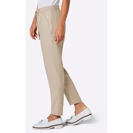 CREATION L Leinen-Viskose-Hose in beige | Gr.: 36