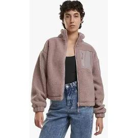 URBAN CLASSICS Sherpa Mix Jacke Damen Rosa M