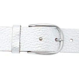 Vanzetti Gürtel Glitter Radiance 40mm Metallic Belt W85 Silver Metallic