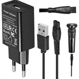 5 V Beard Trimmer Charger For Philips Oneblade Qp2734 Qp2824 Qp2724 Qp2834 Qp4631 Qp4530 Mg7910 Mg5910 Mg7930 Mg7950 Mg9510 Charging Cable Cord Power Supply Shaver