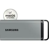 Samsung PSSD T5 EVO Festplatte, 4 TB SSD, extern, Grau