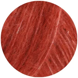 Lana Grossa ALPACA AIR Häkelwolle, 140 m (50 Gramm), Einfarbiges Alpacagemisch in Form eines Schlauchgarns rot