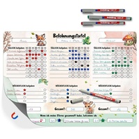 TOBJA XL Belohnungstafel Kinder A3 - Motiviert Kinder spielerisch
