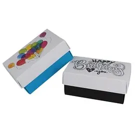 Buntbox Geschenkboxen-Set 2-tlg. weiß