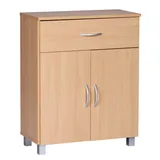 FineBuy Sideboard 60x75x30cm Moderne Kommoden Schrank Kleine Holz Anrichte