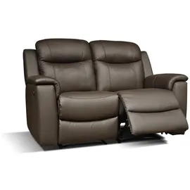 vente-unique Ledergarnitur Relax 3+2+1 - Braun - EVASION