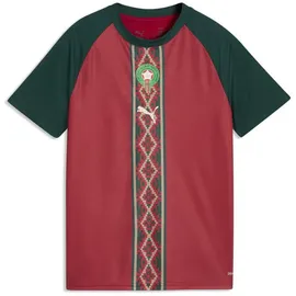 Puma Marokko Aufwärmtrikot 2024 rot Unisex Gr. 164