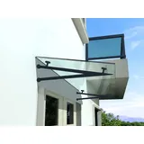 Buylando Glaswerk Westfalen Glasvordach, Transparent, Glas, Rechteckig, 120x1.31x90 cm, Aufbewahrung & Schutzhüllen, Geräteschuppen-Zubehör