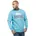 Lawins Sweatshirt Blau/Weiß 44/46