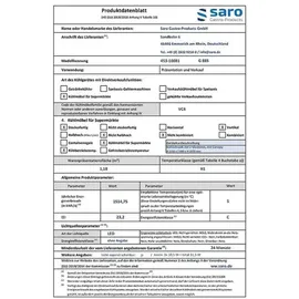 Saro Kühlschrank mit 2 Glastüren weiß, Modell G 885