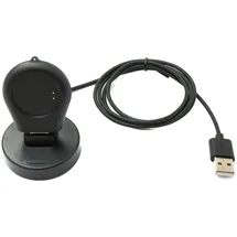 system-s USB 2.0 Kabel 93 cm Ladestation für OnePlus Watch Smartwatch in Schwarz
