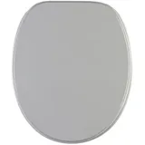Sanilo WC Sitz Manhattan Grau, Hochwertiger und Stabiler Toilettendeckel aus Holz