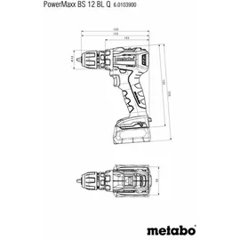 Metabo PowerMaxx BS 12 BL Q ohne Akku 601045850