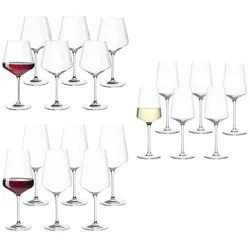 Leonardo Puccini Wein- und Sektgläser 18er Set transparent 